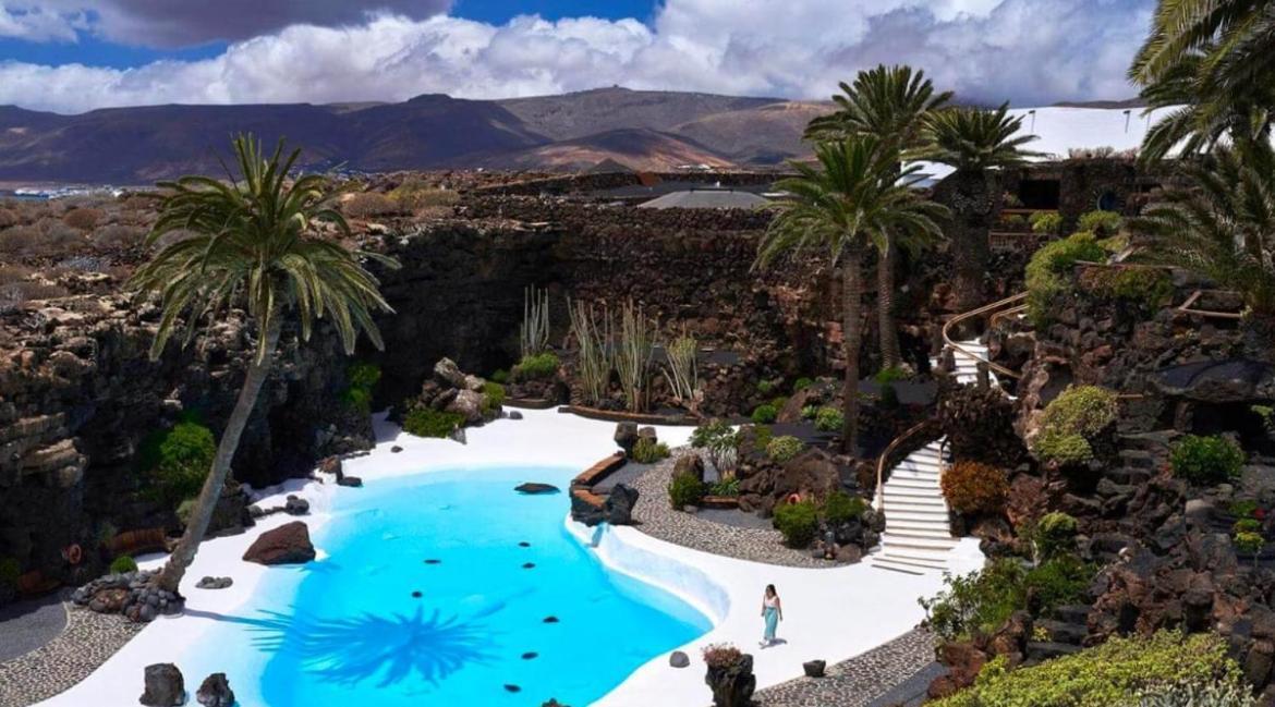 Lanzarote Casa Volcanica-Anclada Sobre La Lava Del Volcan Montana Blanca Dış mekan fotoğraf